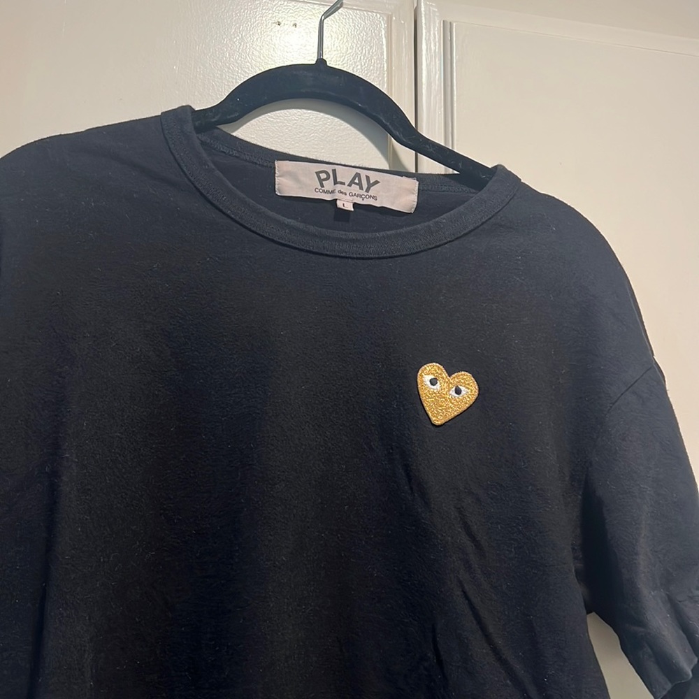 COMME DES GARÇON PLAY men’s heart tshirt